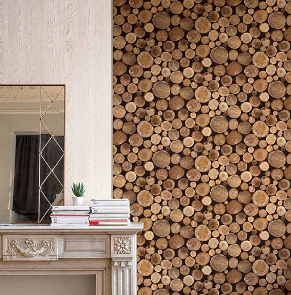 Wooden Logs Wallpaper - S