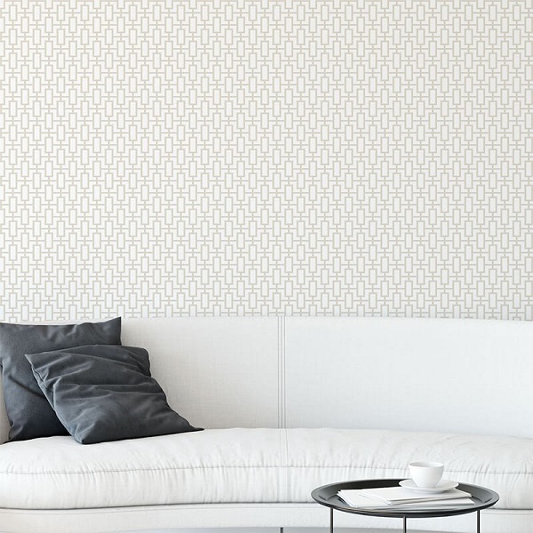 Geometric Wallpaper In Stock at Wallpaper Australia online. The Ivory Tower  - fabric & wallpaper