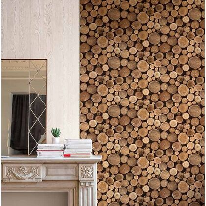 Wooden Logs Wallpaper - S