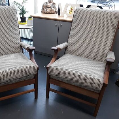 Retro Vintage Chairs Upholstery