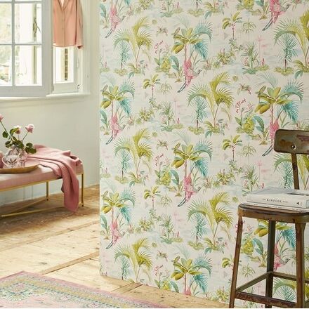 Palm Scene Wallpaper - 6 Colours