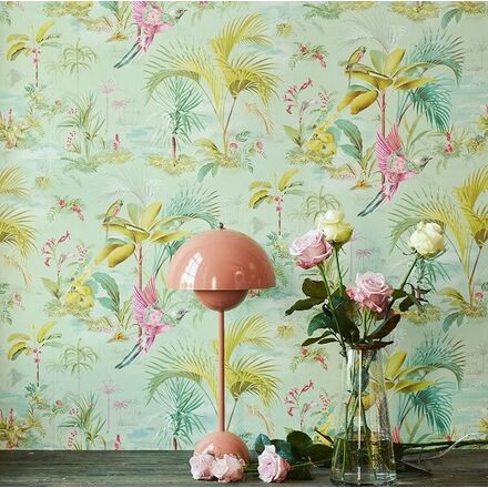 Palm Scene Wallpaper - 6 Colours