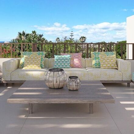 Bora Bora Outdoor Fabric Wallpaper Australia